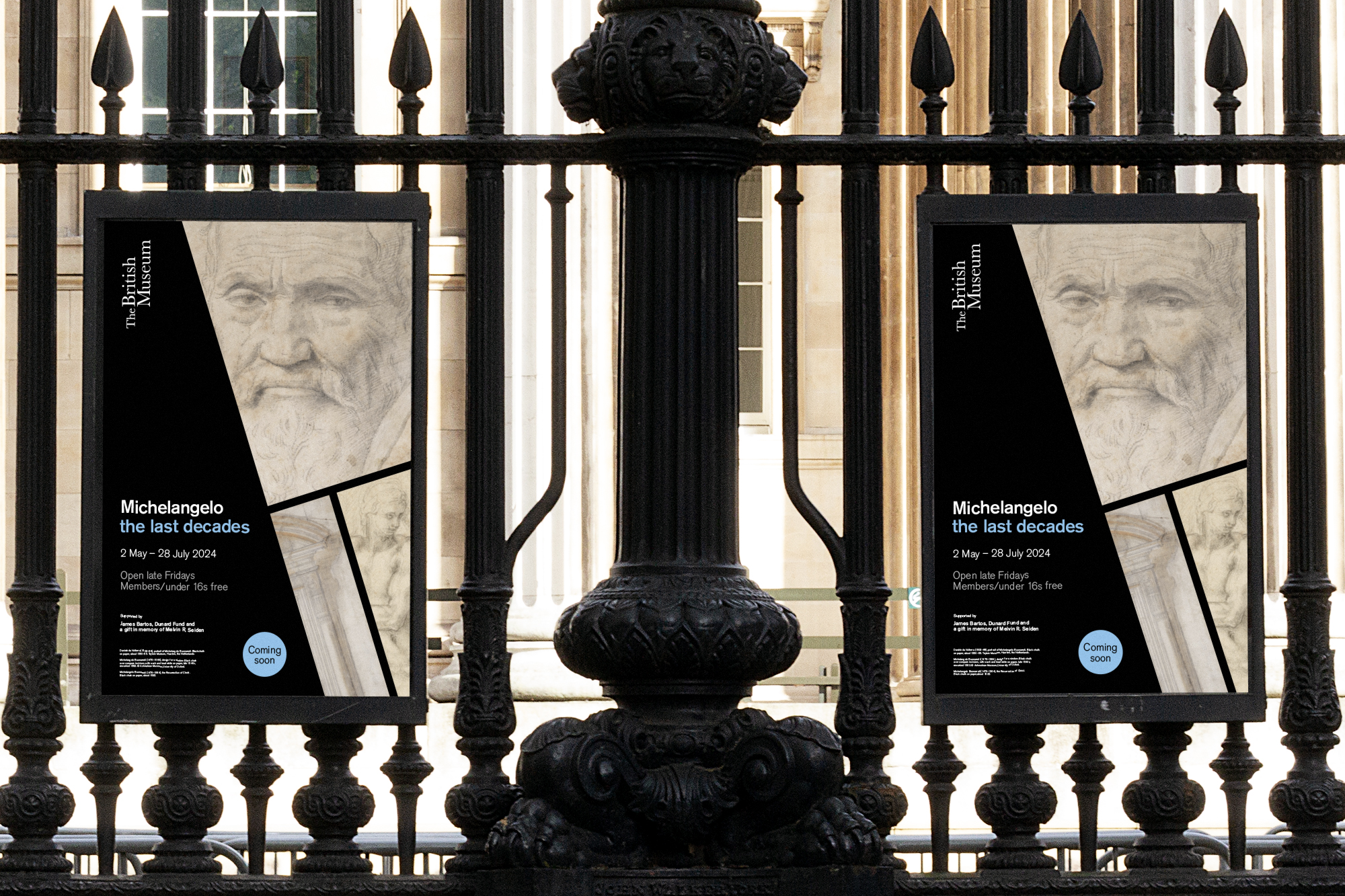 In-situ photo of the exhibition poster